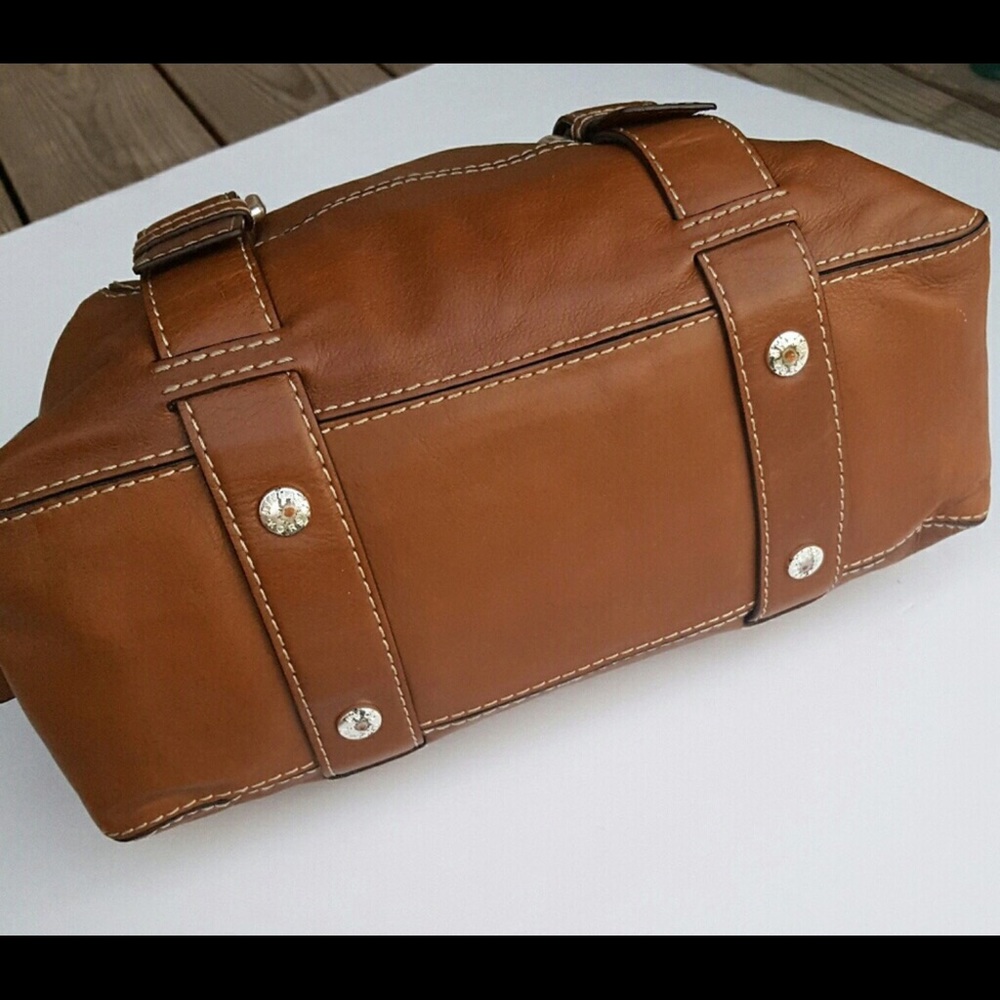 Michael Kors logo buckle bag brown leather - Picture 5 of 6
